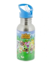 Animal Crossing kovová láhev s brčkem (500 ml)