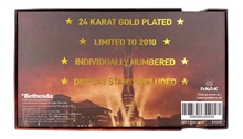 Fallout New Vegas - Limited Edition 24k Gold Plated Replica NCR 20 Dollar Bill