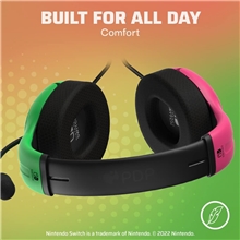 PDP Nintendo Switch Wired Headset LVL40 - Pink/Green