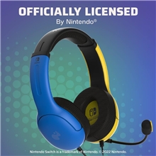 PDP Nintendo Switch Wired Headset LVL40 - Yellow/Blue