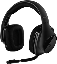 Logitech - G533 Wireless Gaming Headset - Black