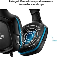 Logitech G432 7.1 Surround Sound Wired Gaming Headset - Black