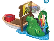 Mattel Hot Wheels Monster Trucks: Color Shifters - Swamp Chomp Playset	