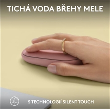 Logitech - Pebble Mouse 2 - M350s - Pink