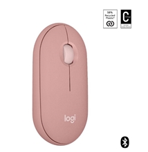 Logitech - Pebble Mouse 2 - M350s - Pink