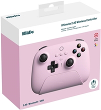 8BitDo Ultimate 2.4G Pad PC Hall Ed - Pink