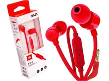 JBL Tune 160 Tune Slúchadlá s mikrofónom - červená