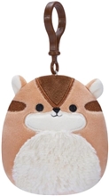 Squishmallows - 9 cm Clip On plyšák - Melzie the Chipmunk