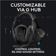 Logitech G935 Wireless 7.1 LIGHTSYNC Gaming Headset - Black