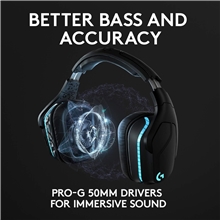 Logitech G935 Wireless 7.1 LIGHTSYNC Gaming Headset - Black