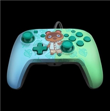 PDP Faceoff Deluxe Controller + Audio - Animal Crossing (SWITCH)