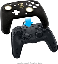 Switch Breath of Wild Faceoff Deluxe Wired Pro Controller (SWITCH)