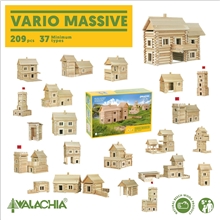 Walachia Vario Massive Wooden Building Set (209 pcs)