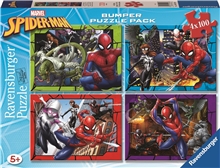 Ravensburger Puzzle: Spider-Man Bumper Puzzle Pack (4x100pcs)