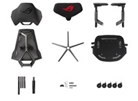 ASUS herní křeslo ROG Destrier Ergo Gaming Chair (SL400), černá