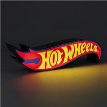 Hot Wheels Shaped Logo Light