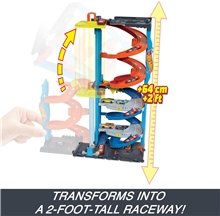 Hot Wheels City - Transforming Race Tower 2 in 1 (HKX43)