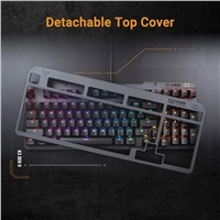 ASUS TUF Gaming K3 GEN II mechanická klávesnice, US, šedá
