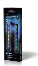 Nedis - Herní LED světlo, RGB, černá
