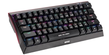 Marvo KG962G EN - R, klávesnice US, herní, mechanická typ drátová (USB), černá, RGB, červené spínače