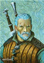 GOOD LOOT Game Art Chronicles - The Witcher: Geralt Van Gogh Puzzle (1000 ks)