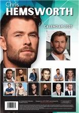 Nástěnný kalendář 2025: Chris Hemsworth (A3 29,7 x 42 cm) 