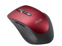 ASUS WT425 Mouse, laserová, bezdrátová, červená