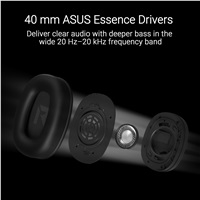 ASUS sluchátka TUF Gaming H1 GEN II, drátová, černá