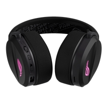 ASUS sluchátka ROG Pelta, Bezdrátové BT a RF 2.4GHz, ARGB, černá