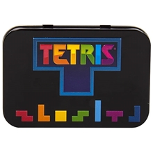 Tetris hra v plechové krabičce