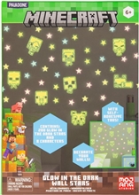 Minecraft Glow in the Dark Wall Decal Stars (208 pcs)