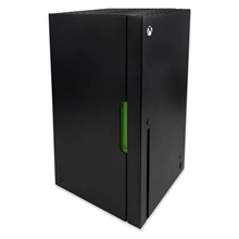 XBOX Series X - replika - mini lednice - 10 litrů - černá/zelená