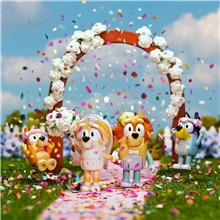 Bluey - Figure 4-Pack - Wedding Time