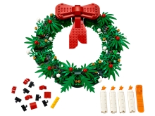 LEGO® Iconic 40426: Vánoční věnec 2 v 1