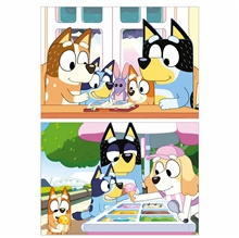 Puzzle v kufříku 2x48 - Bluey