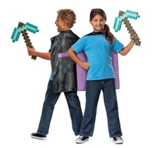 Minecraft Role Play set for kids - Pickaxe and Cape Set