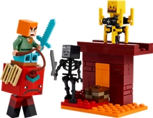 LEGO Minecraft 21266: Lávová bitva v Netheru