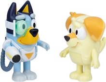 Bluey Figure 2-Pack - Surprise Blaster Suit	