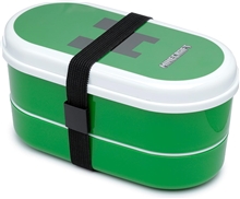Bento box na svačinu s příborem Minecraft