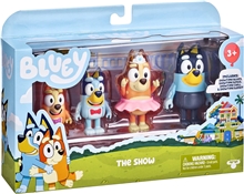 Bluey Figures 4-Pack: The Show