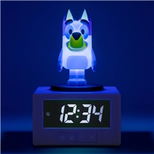 Budík s nočným svetlom Paladone Icons: Bluey - Alarm Clock
