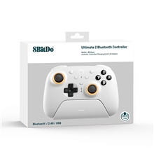 8Bitdo Ultimate 2 Wireless BT - White (PC/SWITCHSWITCH 2)