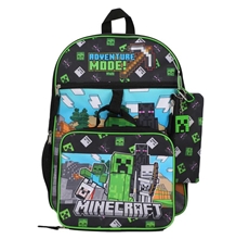 Minecraft Backpack 5 Piece Set - Adventure Mode!