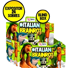 Italian Brainrot - Assorted Figure + 3 Collectable Cards