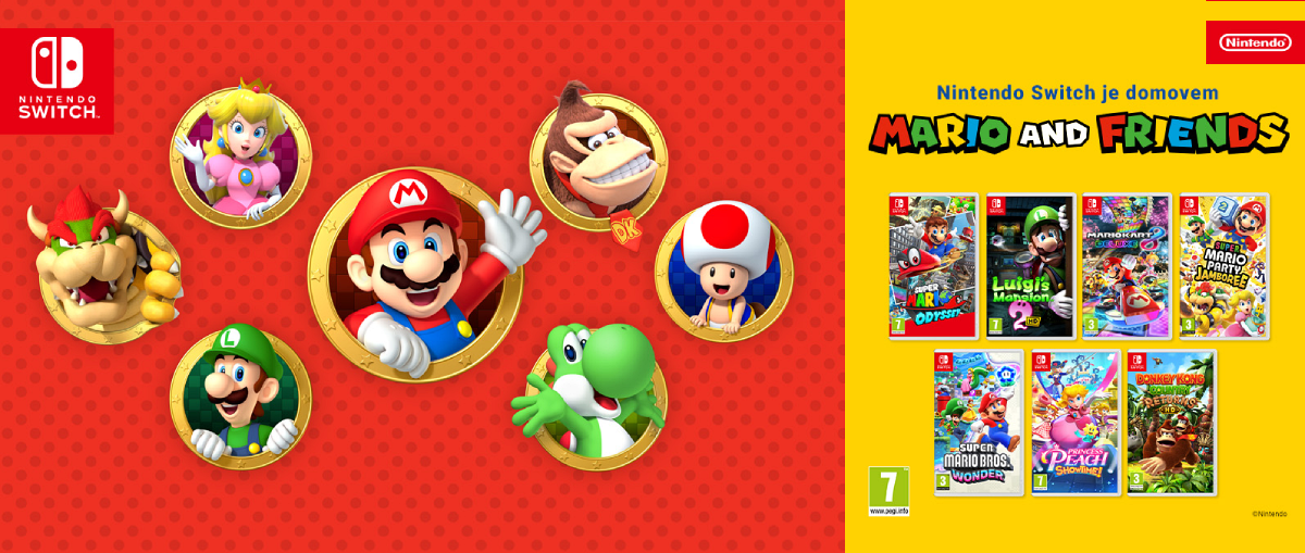 MAR10 a přátelé na Nintendo Switch