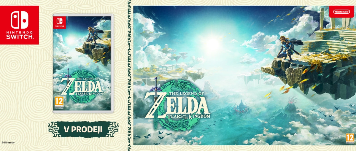Zelda Tears of the Kingdom - v prodeji - nový banner