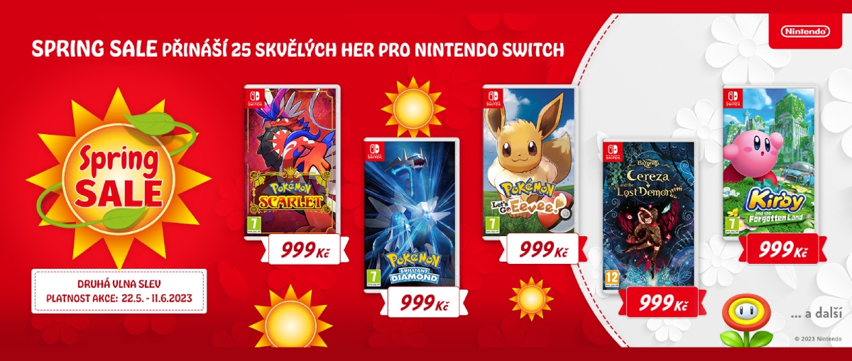 Nintendo Spring Sale vlna 2 - banner 2