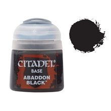 Barva Citadel Base: Abaddon Black - 12ml