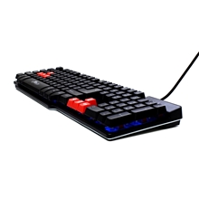 Herní klávesnice Red Fighter K1, černá, podsvícená - 3 barvy (PC)