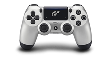 Ovladač Sony Dualshock 4 - Gran Turismo Sport (Stříbrný) (BAZAR) (PS4)